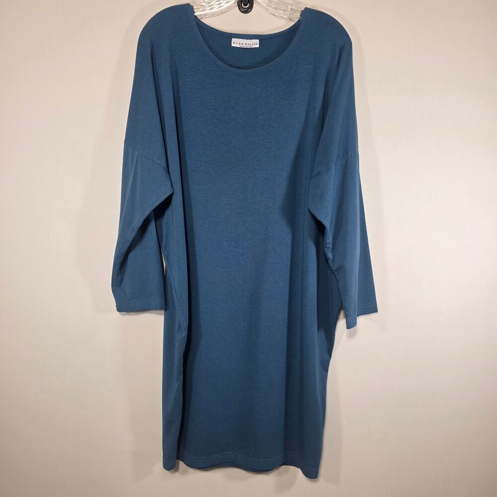 Bryn Walker Lagenlook Long Sleeve TShirt Bamboo Organic Cotton Dress Size Small